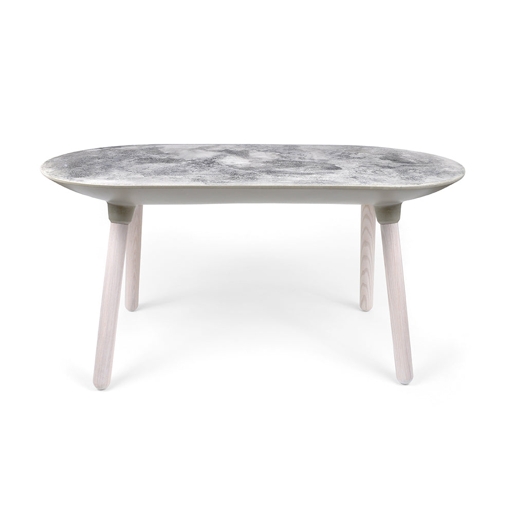 Concrete Moon Textured Bench