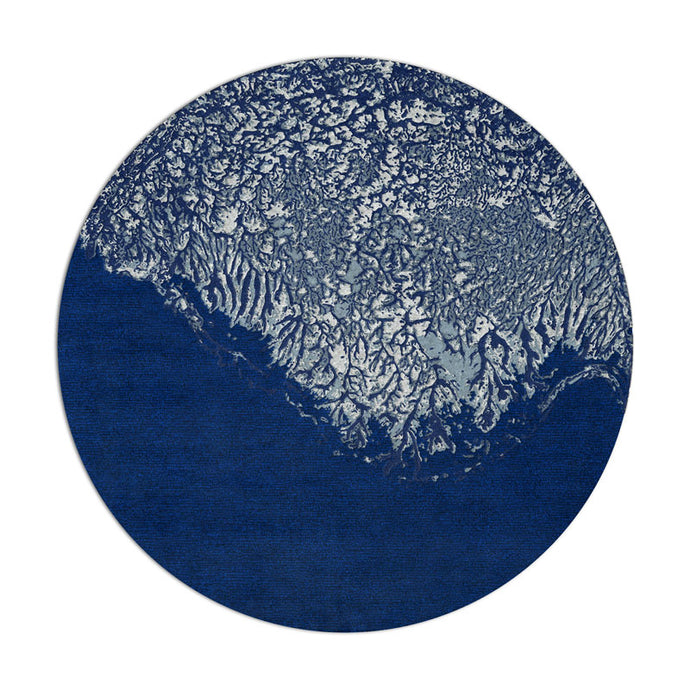 Natural Formations | Mineral Rug in Blue