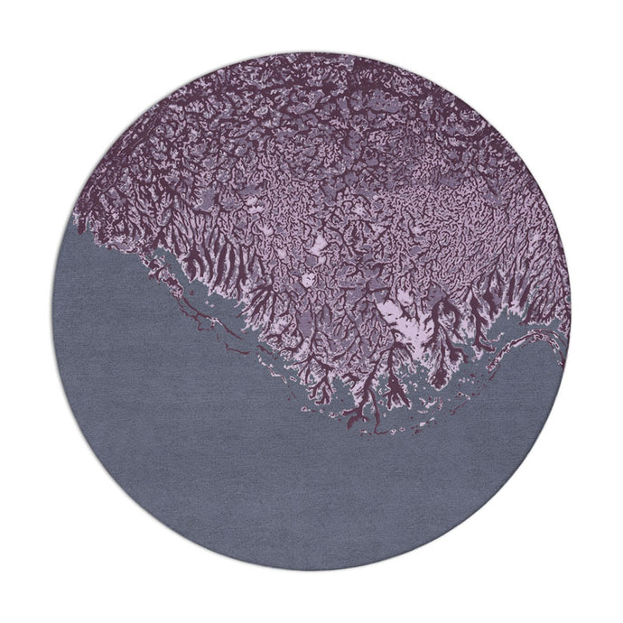 Natural Formations | Mineral Rug in Lilac