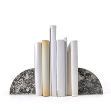 Concrete Bookends with Books