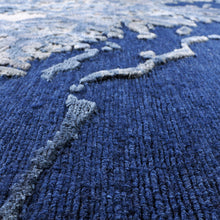 Natural Formations | Mineral Rug in Blue