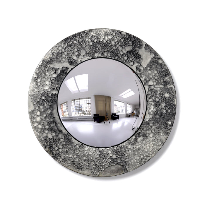 Moon Collection | Convex Mirror - Light Grey